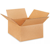 8"L x 8"W x 4"H Flat Cardboard Boxes